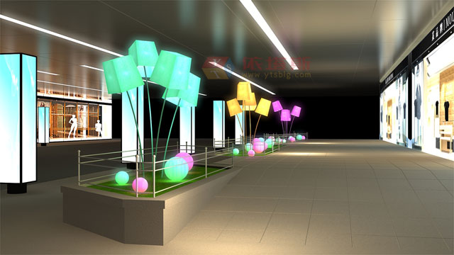 深圳華強(qiáng)北九方購物中心外圍區(qū)域美陳 深圳華強(qiáng)北九方購物中心外圍區(qū)域美陳