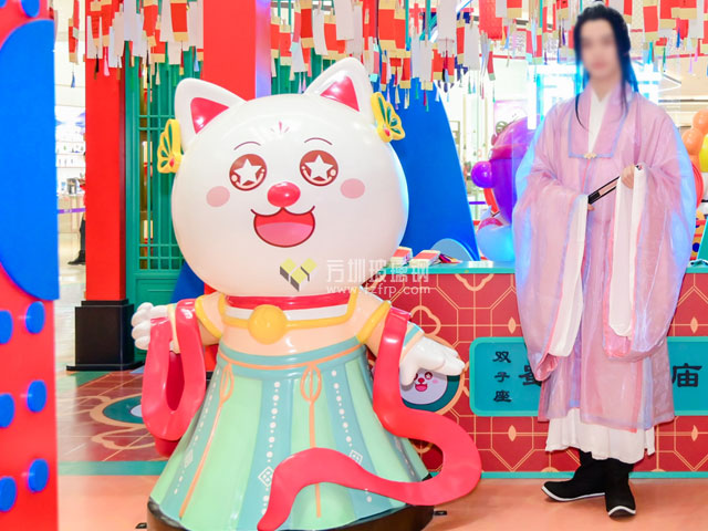 玻璃鋼星座IP文化主題雕塑成都美陳展 玻璃鋼星座IP文化主題雕塑成都美陳展