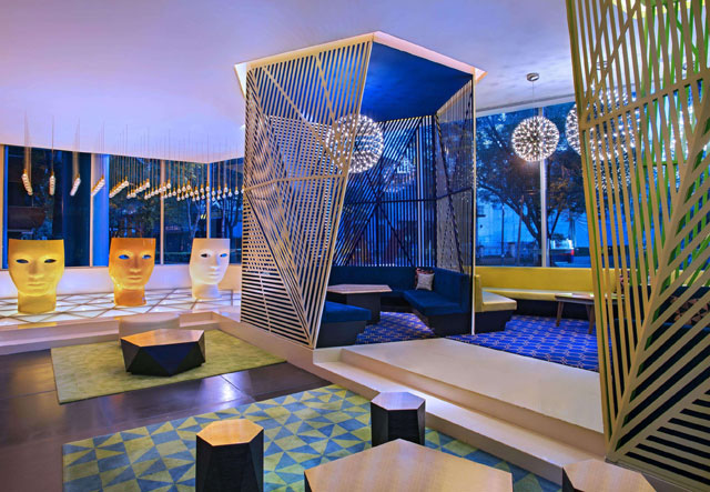 休閑區(qū)過道裝飾布置