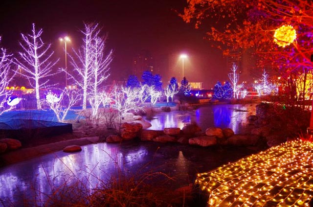 水景燈光美陳裝布置 水景燈光美陳裝布置