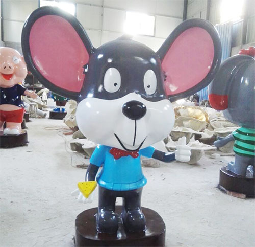 卡通生肖鼠雕塑小品 卡通生肖鼠雕塑小品