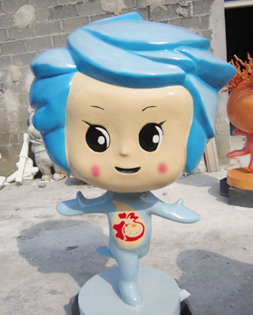 卡通小男孩公仔雕塑 卡通小男孩公仔雕塑