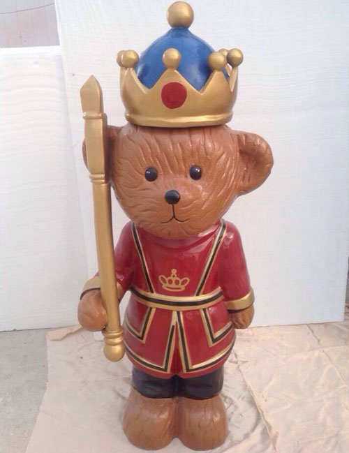 卡通小熊雕塑小品 卡通小熊雕塑小品