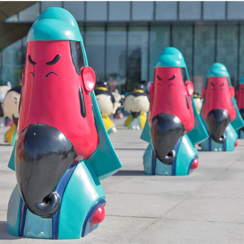 三國(guó)主題雕塑擺件