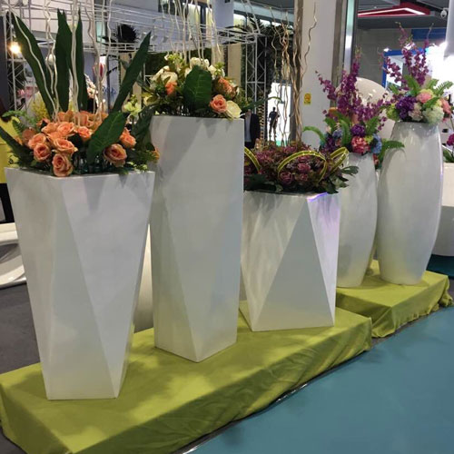 商場菱形花盆 商場菱形花盆