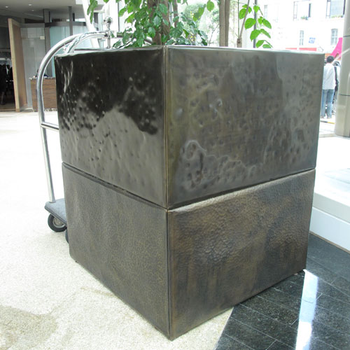 酒店方形美陳花盆 酒店方形美陳花盆