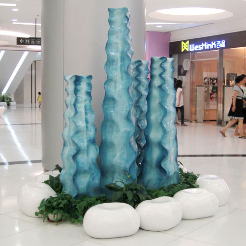 商場創(chuàng)意景觀花盆 商場創(chuàng)意景觀花盆