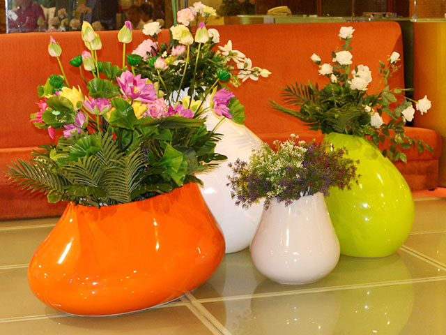 玻璃鋼藝術花缸組合 玻璃鋼藝術花缸組合