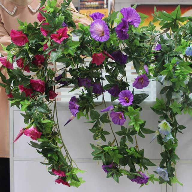商場裝飾仿真花藤 商場裝飾仿真花藤