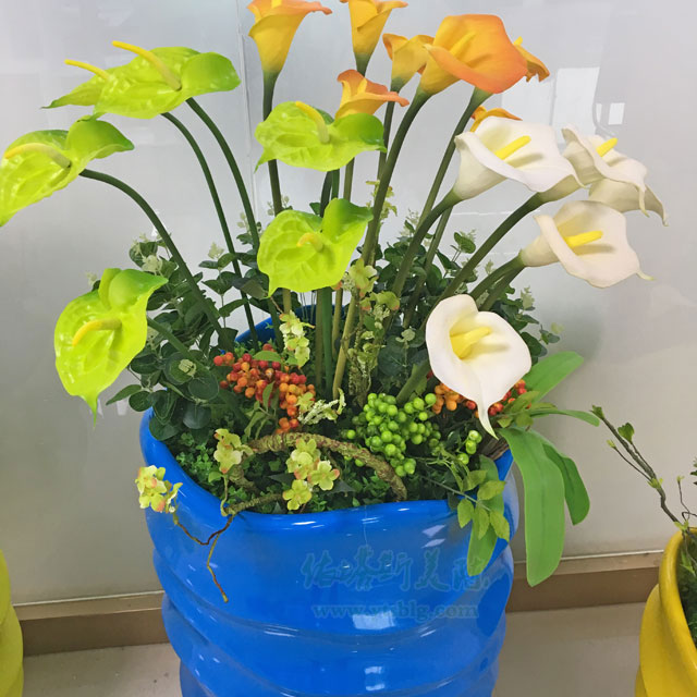 商場美陳裝飾仿真花 商場美陳裝飾仿真花