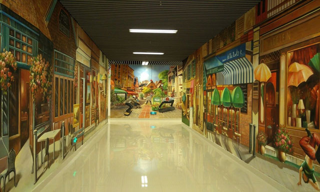 室內過道墻繪藝術 室內過道墻繪藝術