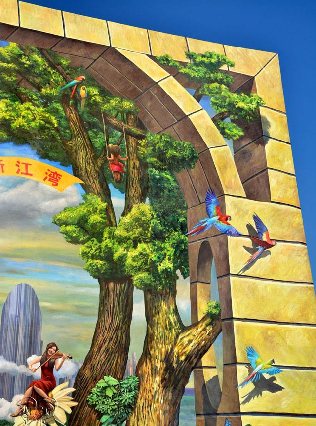 通話主題墻繪藝術(shù) 通話主題墻繪藝術(shù)