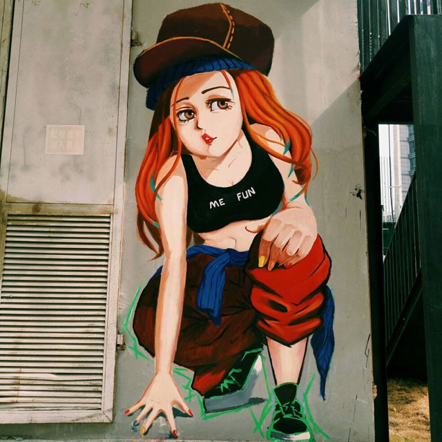 卡通人物墻繪藝術(shù) 卡通人物墻繪藝術(shù)