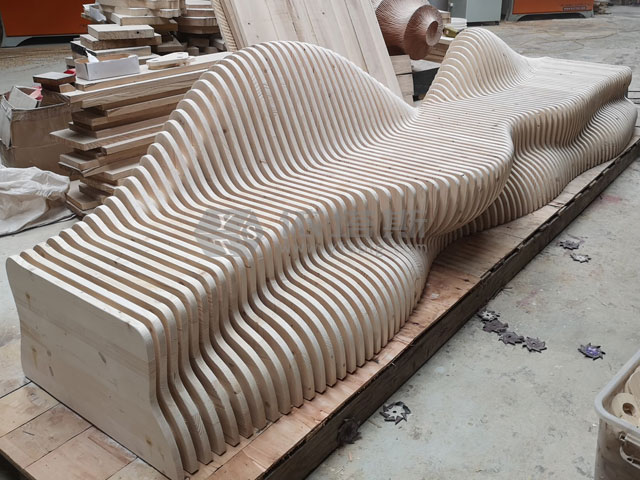 大型多人位木質切片長椅創(chuàng)意商場公共休息藝術切片椅 大型多人位木質切片長椅創(chuàng)意商場公共休息藝術切片椅