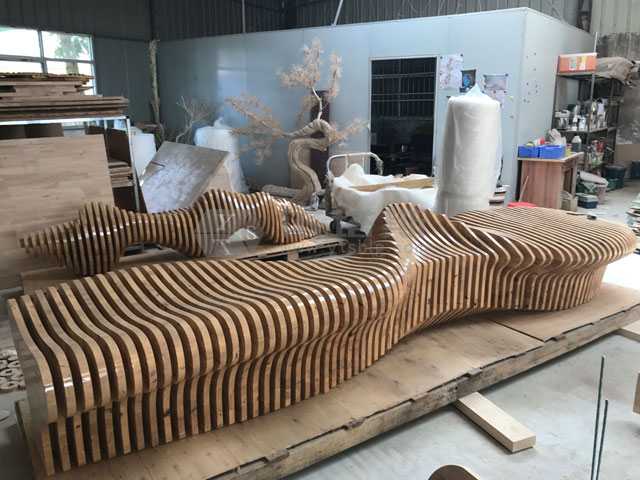 大型多人位木質切片長椅創(chuàng)意商場公共休息藝術切片椅 大型多人位木質切片長椅創(chuàng)意商場公共休息藝術切片椅