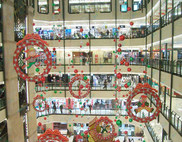 商場主題中庭裝飾