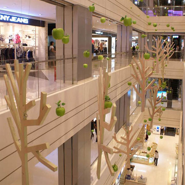 商場中庭創(chuàng)意裝飾性美陳